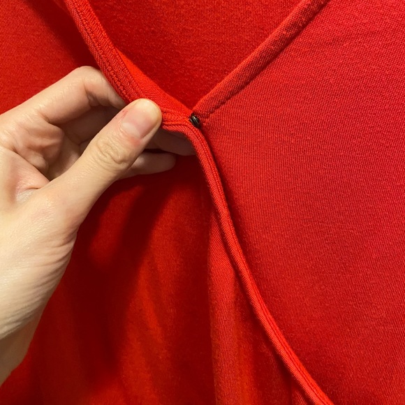 Cupcakes and Cashmere Red Long Sleeve Top - Picture 6 of 7